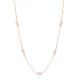 Infinity Clear CZ Shaker Woman Sterling Silver Necklace - Sade 925 Silver Jewelry