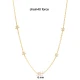 6mm Star Shiny CZ Shaker Woman Sterling Silver Necklace | 925 Sterling Silver Wholesale | Sade Silver 6mm Star Shiny CZ Shaker Woman Sterling Silver Necklace - Sade 925 Silver Jewelry