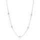6mm Star Shiny CZ Shaker Woman Sterling Silver Necklace | 925 Sterling Silver Wholesale | Sade Silver 6mm Star Shiny CZ Shaker Woman Sterling Silver Necklace - Sade 925 Silver Jewelry