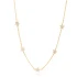 7mm Star Shiny CZ Shaker Woman Sterling Silver Necklace