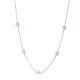 7mm Star Shiny CZ Shaker Woman Sterling Silver Necklace | 925 Sterling Silver Wholesale | Sade Silver 7mm Star Shiny CZ Shaker Woman Sterling Silver Necklace - Sade 925 Silver Jewelry