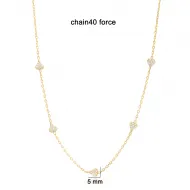 5mm Heart Design Shiny Zircon Stone Shaker Necklace Woman Pendant 925 Sterling Silver Jewelry