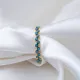 Pave Band Turquoise Beaded Ring Wholesale Handcrafted 925 Sterling Silver Ring Pave Band Turquoise Beaded Ring Wholesale Handcrafted 925 Sterling Silver Ring