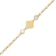 Four Leaf Clover Multiple CZ Woman 925 Silver Bracelet Four Leaf Clover Multiple CZ Woman 925 Silver Bracelet