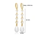 Turkish Pearl Long 925 Sterling Silver Earrings