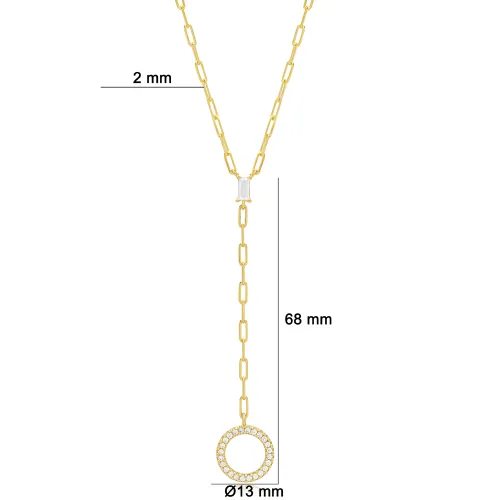 Hollow Clear CZ Y 925 Sterling Silver Necklace Hollow Clear CZ Y 925 Sterling Silver Necklace