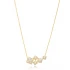 Minimalist Square Shape CZ 925 Sterling Silver Necklace
