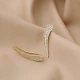 Clear Long Leaf CZ 925 Sterling Silver Ear Cuff Clear Long Leaf CZ 925 Sterling Silver Ear Cuff