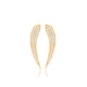 Clear Long Leaf CZ 925 Sterling Silver Ear Cuff Clear Long Leaf CZ 925 Sterling Silver Ear Cuff