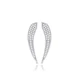 Clear Long Leaf CZ 925 Sterling Silver Ear Cuff Clear Long Leaf CZ 925 Sterling Silver Ear Cuff