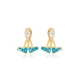Aquamarine Pear Shape 925 Sterling Silver Earrings