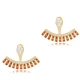 Citrine CZ Marquise Shape 925 Sterling Silver Earrings