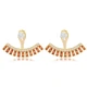 Citrine CZ Marquise Shape 925 Sterling Silver Earrings