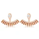 Citrine CZ Marquise Shape 925 Sterling Silver Earrings