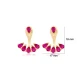 Ruby Pear Shape 925 Sterling Silver Earrings Ruby Pear Shape 925 Sterling Silver Earrings