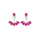 Ruby Pear Shape 925 Sterling Silver Earrings Ruby Pear Shape 925 Sterling Silver Earrings