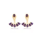 Amethyst Pear Shape 925 Sterling Silver Earrings - Sade 925 Silver Jewelry