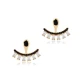 Black CZ Pear Shape 925 Sterling Silver Earrings Black CZ Pear Shape 925 Sterling Silver Earrings
