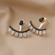 Black CZ Pear Shape 925 Sterling Silver Earrings Black CZ Pear Shape 925 Sterling Silver Earrings