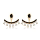 Black CZ Pear Shape 925 Sterling Silver Earrings Black CZ Pear Shape 925 Sterling Silver Earrings