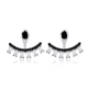 Black CZ Pear Shape 925 Sterling Silver Earrings Black CZ Pear Shape 925 Sterling Silver Earrings
