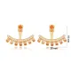 Citrine CZ Pear Shape 925 Sterling Silver Earrings