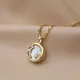 Mother of Pearl Minimalist Moon Design Charm Necklace Pendant Wholesale 925 Silver Sterling Turkish Jewelry Mother of Pearl Minimalist Moon Design Charm Necklace Pendant Wholesale 925 Silver Sterling Turkish Jewelry