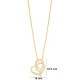 Intertwined Heart Sterling Silver Necklace