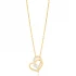 Intertwined Heart Sterling Silver Necklace