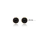 Black CZ Tiny Round 925 Sterling Silver Earrings Black CZ Tiny Round 925 Sterling Silver Earrings