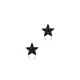 Tiny Star Black CZ 925 Sterling Silver Earrings Tiny Star Black CZ 925 Sterling Silver Earrings