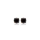 Black CZ Round 925 Sterling Silver Earrings Black CZ Round 925 Sterling Silver Earrings