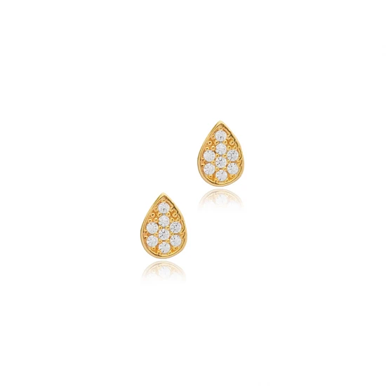 Pear Drop CZ 925 Sterling Silver Earrings Pear Drop CZ 925 Sterling Silver Earrings