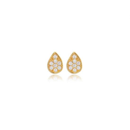 Pear Drop CZ 925 Sterling Silver Earrings Pear Drop CZ 925 Sterling Silver Earrings