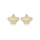 Crown CZ Earrings in 925 Sterling Silver Crown CZ Earrings in 925 Sterling Silver