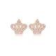 Crown CZ Earrings in 925 Sterling Silver Crown CZ Earrings in 925 Sterling Silver