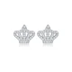 Crown CZ Earrings in 925 Sterling Silver Crown CZ Earrings in 925 Sterling Silver