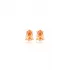 Citrine Zircon Pear 925 Stud Earrings