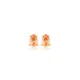 Citrine Zircon Pear 925 Stud Earrings