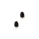 Black CZ Pear 925 Sterling Silver Earrings Black CZ Pear 925 Sterling Silver Earrings