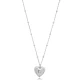Ball Chain Heart 925 Sterling Silver Necklace