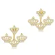 Handcrafted Crown 925 Sterling Silver Earrings Handcrafted Crown 925 Sterling Silver Earrings