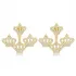 Handcrafted Crown 925 Sterling Silver Earrings