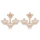 Handcrafted Crown 925 Sterling Silver Earrings Handcrafted Crown 925 Sterling Silver Earrings