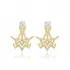 925 Sterling Silver Minimalist Shiny CZ Earrings