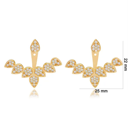 Clear CZ Earrings in 925 Sterling Silver