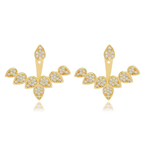 Clear CZ Earrings in 925 Sterling Silver