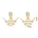 Clear Triple Arc CZ 925 Sterling Silver Ear Jackets