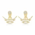 Clear Triple Arc CZ 925 Sterling Silver Ear Jackets