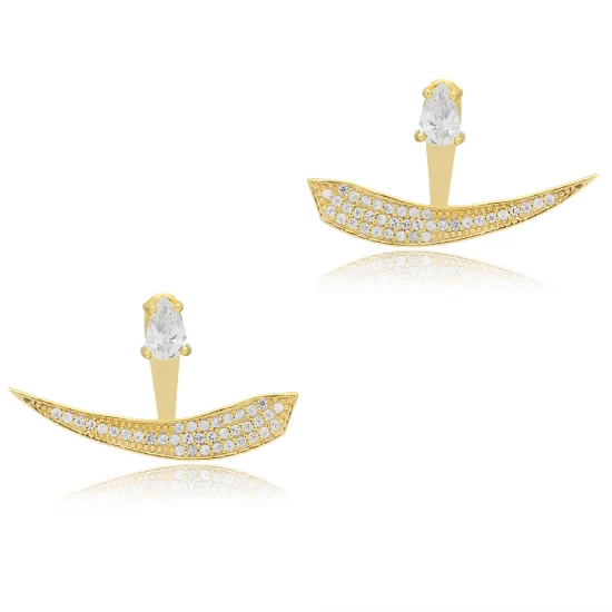 Turkish Pear Shape CZ 925 Sterling Silver Earrings Turkish Pear Shape CZ 925 Sterling Silver Earrings